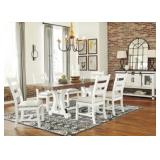 Ashley D546 Valeback Dining Table & 6 Chairs