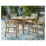 Ashley Janiyah Outdoor Dining Table & 4 Chairs