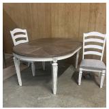 Ashley Realyn Oval Table & 6 Chairs. Floor Model