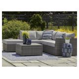 Ashley Petal Road Outdoor Loveseat Sectional