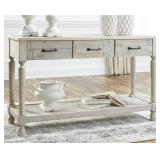 ASHLEY SHAWNALORE 50-IN  FARMHOUSE SOFA TABLE