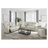 ASHLEY MINDANAO LEATHER PWR REC SOFA & LOVE SEAT