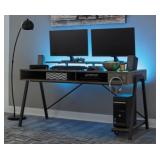 Ashley H700 Barolli Gaming Desk w/ PC Stand