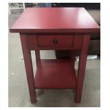 Red Side Table