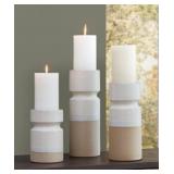 Ashley Hurston 3pc Candle Holder Set