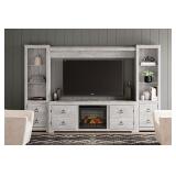 Ashley 4-Piece Entertainment Center with Fireplace