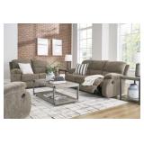 ASHLEY SCRANTO DBL RECLINING SOFA & LOVE SEAT