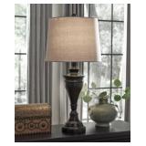 ASHLEY DARLITA BRONZE-TONE TABLE LAMP