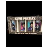 Set of (4) Elvis Glasses