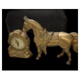 Vintage United Horse Clock