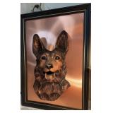 Copper Back 3D German Shepherd