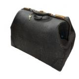 Vintage 1930s Doctorï¿½s Leather Bag wï¿½ Key