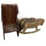 Rocky Horse Planter (Needs Nailed) & Childï¿½s