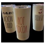 Rae Dunn & 2 Other Travel Mugs