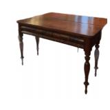 Early Burl Front Solid Cherry Gate Leg   Table