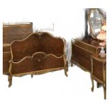 Vintage French Provincial BedroomBed, Chest,