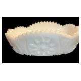 Milk Glass Candy Dish