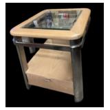 Hammary Glass Top End Tables