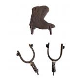 Iron Boot wï¿½ Hooks & Cowboy Spurs