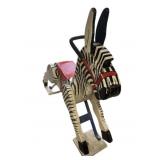 Wooden Zebra Riding Toy