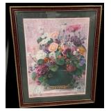 Framed Floral Print