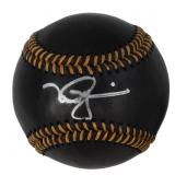 Autographed Mark McGwire Black Leather Baseball