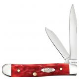 Case XX CA31948 Peanut Dark Red Bone Knife