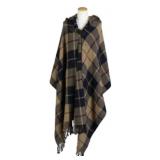 Burberry Nova Check Poncho W/ Hood