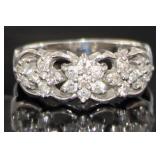 Platinum 1/2 ct Brilliant Natural Diamond Ring