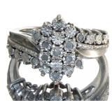 Brilliant Diamond Cluster Ring