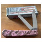 Case XX LT254 Pink Camo Trapper Pocket Knife