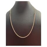 Stunning 1.00 ct Natural DIamond Tennis Necklace