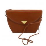 Yves Saint Laurent Brown Leather Shoulder Bag