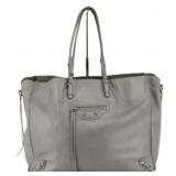 Balenciaga Gray Leather Handbag Tote