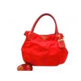 PRADA Red Designer Shoulder Bag