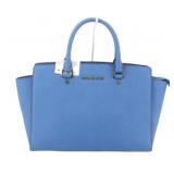 Michael Kors Blue Leather Handbag