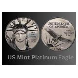 $100 American Platinum Eagle Coin