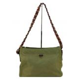 Prada Army Green Shoulder Bag