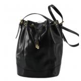 Tiffany & Co. Black Drawstring Bucket Purse