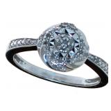 Round Brilliant Diamond Halo Ring