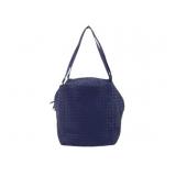 Bottega Veneta Blue Semi Shoulder Bag