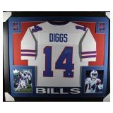 Autographed Diggs Framed Jersey