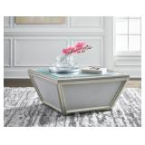 Ashley Traleena Contemporary Silver Coffee Table