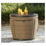 ASHLEY MALAYAH ROUND OUTDOOR FIRE PIT