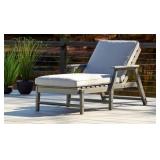 ASHLEY VISOLA OUTDOOR CHAISE LOUNGE WITH CUSHION