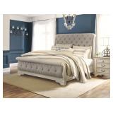 King  Ashley Realyn Designer Sleigh Bed