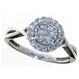 Round Brilliant 1/4 ct Lab Diamond Ring