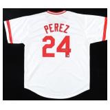 Autographed Tony Perez Jersey