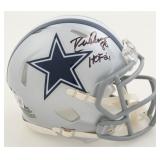 Autographed Drew Pearson Cowboys Mini Helmet