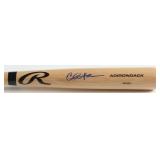 Autographed Charlie Sheen Rawlings Baseball Bat